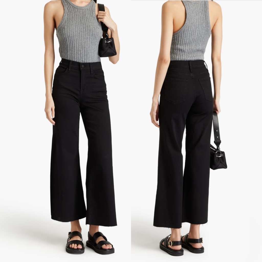 Frame Le Palazzo Crop Wide Leg Jeans 34 | High Rise Wide Leg Denim